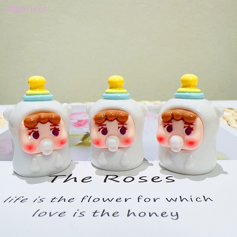 Móc Khóa Hình Bình Sữa Em Bé Bằng Nhựa resin Mới