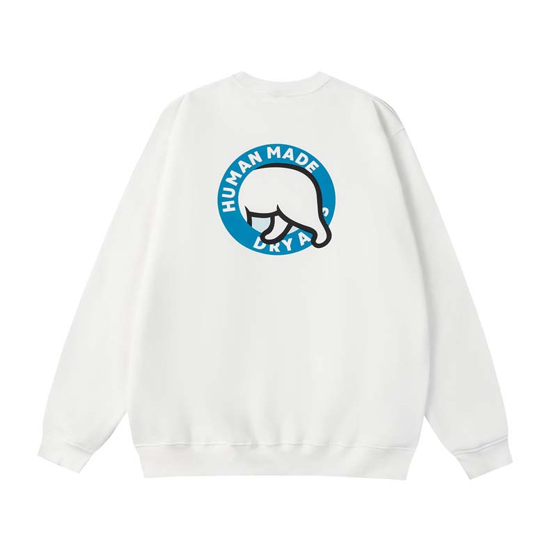 Áo Sweater cotton Cổ Tròn In Họa Tiết Gấu Bắc Cực vintage Thời Trang Thu Đông Cho Nam Và Nữ