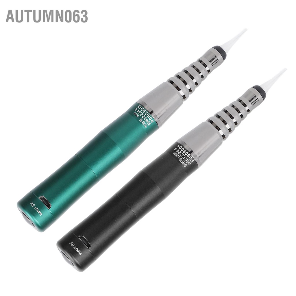 Autumn063 Máy Microblading Hợp Kim Nhôm 3 Bánh Răng Bán Thường Trực Trang Điểm Xăm Bút Kẻ Lông Mày Mắt Môi Phích Cắm US 100‑240V