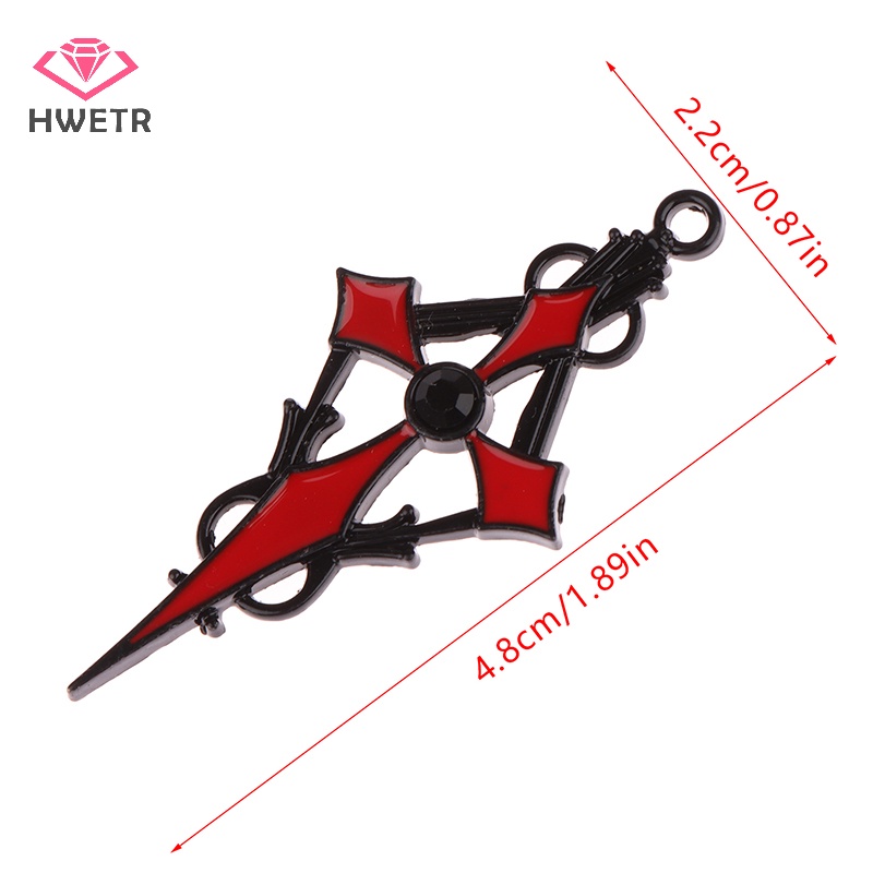 Set 4 Mặt Dây Chuyền Hợp Kim Hình Thánh Giá Phong Cách gothic Độc Đáo Mới