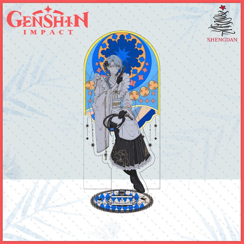 Mô hình đứng standee Hot Game Genshin Impact Figurines Xiao Venti Ayato Tartaglia Razor Kaeya Scaramouche Diluc
