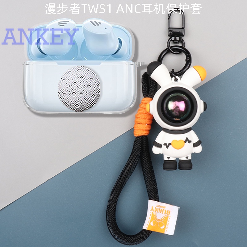 For Edifier TWS1 Pro 2 Transparent Case Protective silicone Cute Cartoon Covers Bluetooth Earphone Shell Headphone Portable