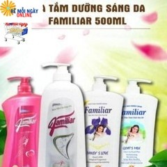 Sữa tắm trắng da Familiar Tinh chất sữa dê chai 500ml