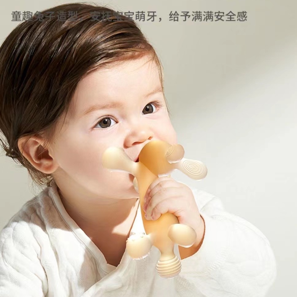 Keo Dán Răng Cho Bé 0-36 Tháng Tuổi Hình Thỏ Dễ Thương