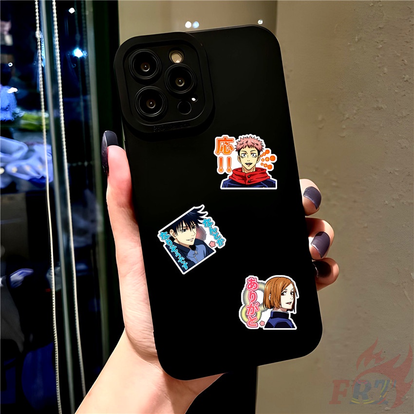 90Pcs/Set ☆ Jujutsu Kaisen Q-1 Mini Diary Manual Stickers ☆ DIY Fashion Scrapbooks Album Decor Decals Stickers（Size：2~3cm）