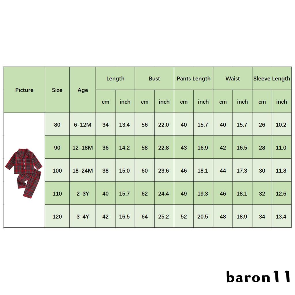 Bộ Đồ Ngủ Pijama Tay Dài Cài Khuy + Quần Dài Họa Tiết Caro Phong Cách Giáng Sinh Dễ Thương Cho Bé Gái k8lm
