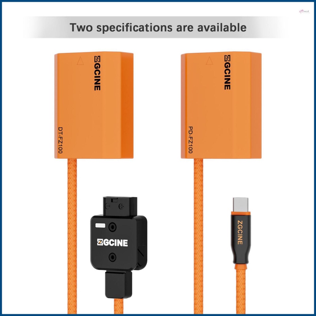 ZGCINE Type-C to LP-E6NH Dummy Battery Power Adapter - Reliable Power Source for Canon 60D/60Da/70D/80D/90D Cameras