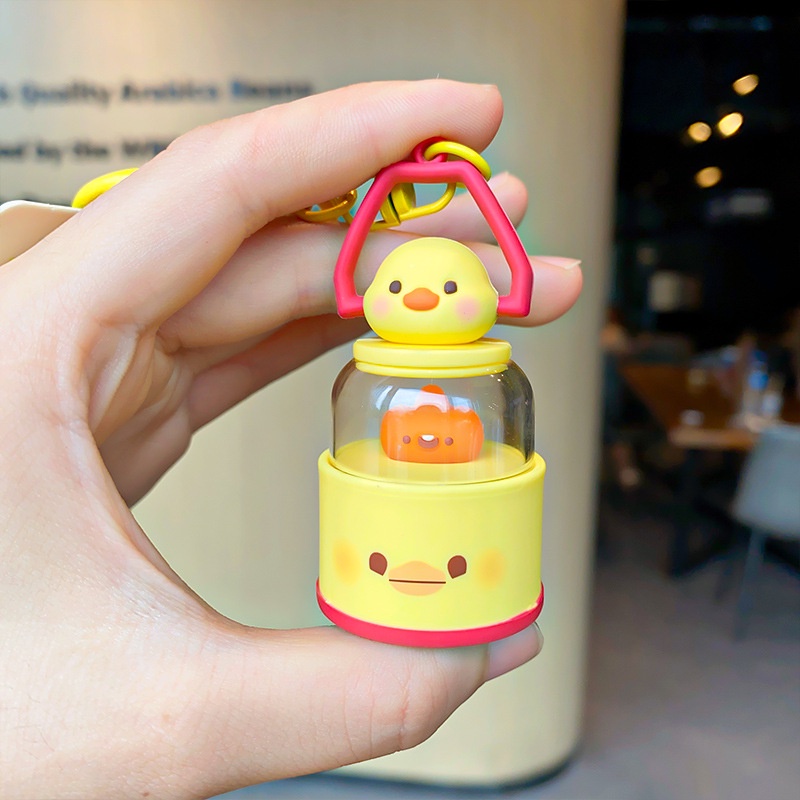 Tiktok Móc Chìa Khóa Xe Hơi / Balo Đi Học / Du Lịch Hình Hoạt Hình Dễ Thương Sáng Tạo