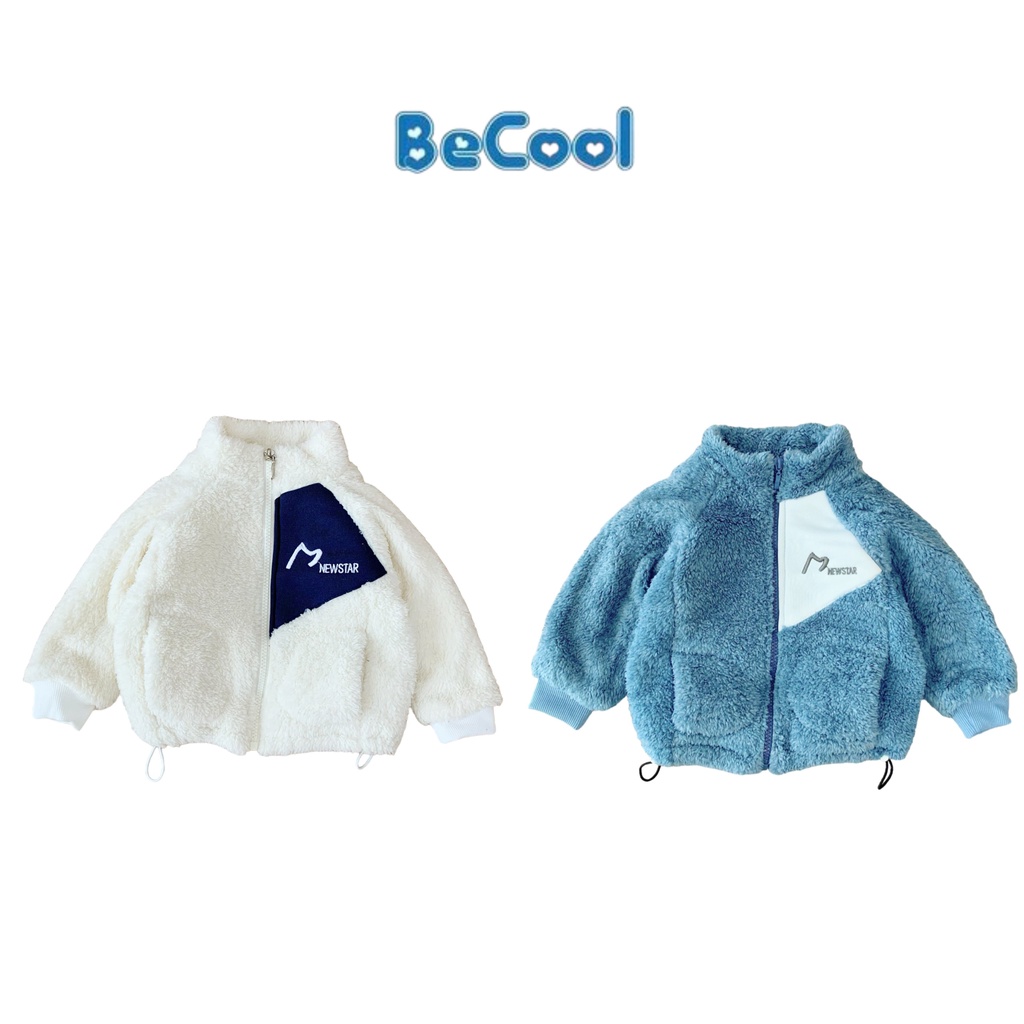 Áo khoác lông cừu lót bông cao cấp cho bé trai bé gái hàng đẹp size từ 7-28kg - BAOBAOKIDS