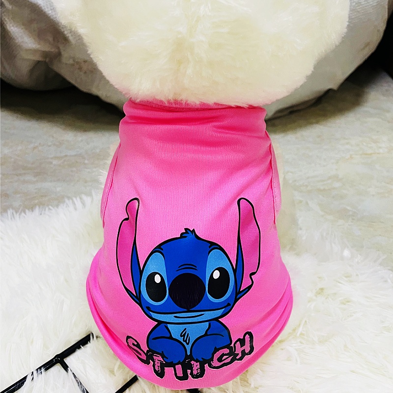 Áo tank top Thoáng Khí Hình stitch Cho Thú Cưng