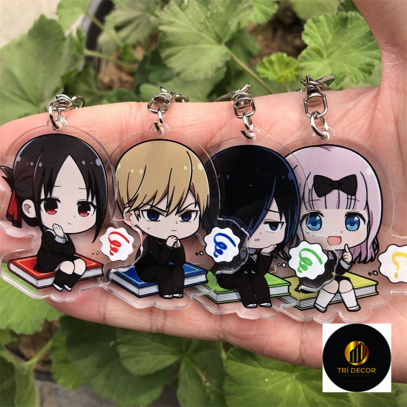 Móc khoá Anime Kaguya-sama?Love Is War Fujiwara Chika Ishigami Yuu Anime Manga Nhật Bản Phụ Kiện Trang Trí Túi xách Balo