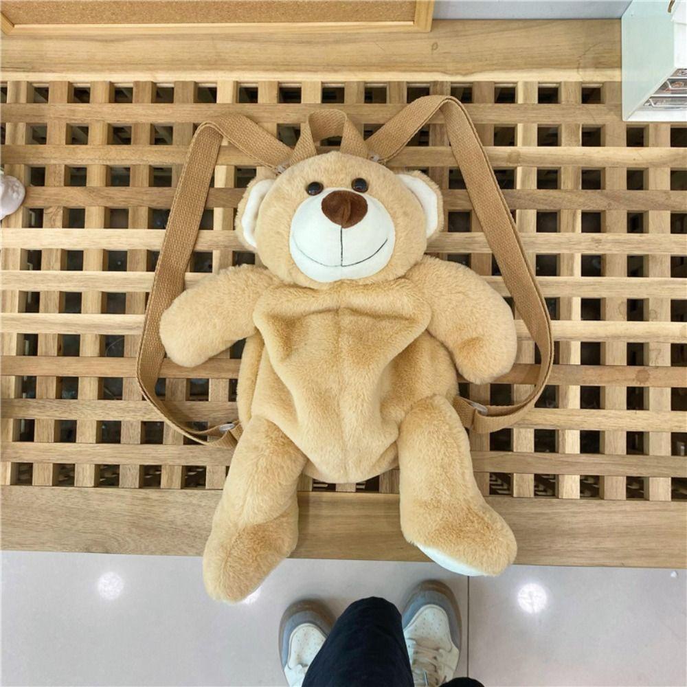 Pinou Ba Lô Đi Học Cỡ Lớn Hình Thú Nhồi Bông Hoạt Hình Sáng Tạo Cho Bé