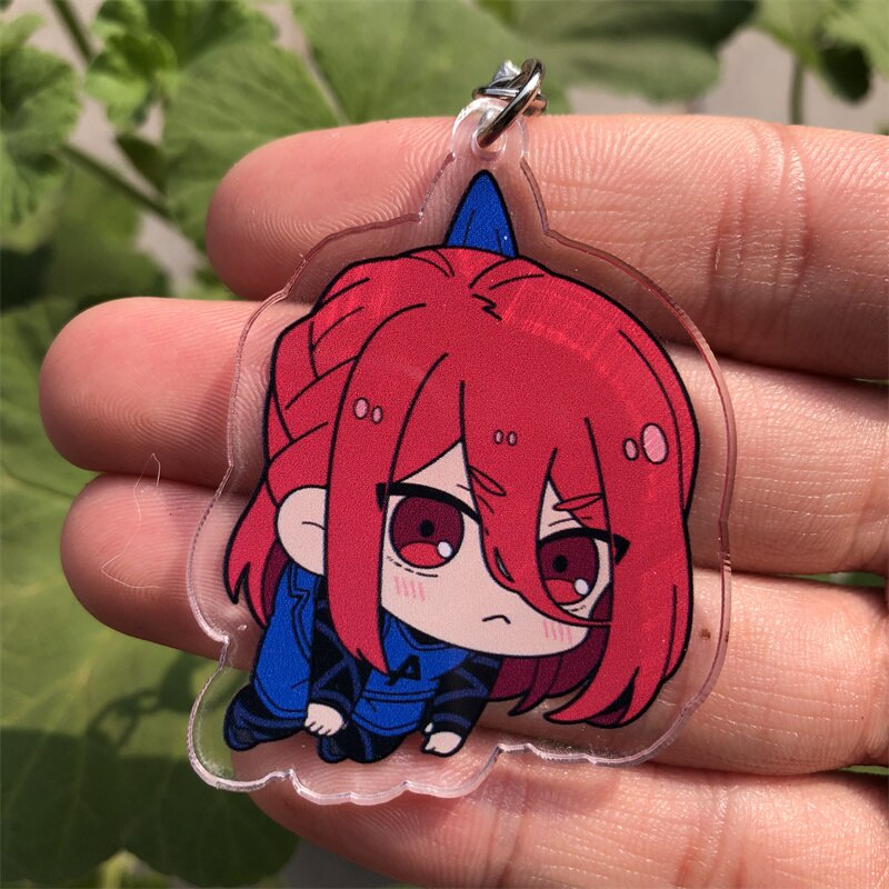 Móc khoá Anime BLUE LOCK Isagi Yoichi Seishiro Nagi Keychain Anime Manga Nhật Bản Phụ Kiện Trang Trí Túi xách Balo