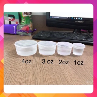 Hủ sốt pp nắp liền 1 oz 2 oz 3 oz 4 oz