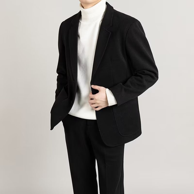 DICHUANGZHE Áo khoác vest nam công sở thời trang thu đông