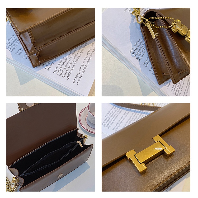 Ielgy Túi Xách Nữ Đeo Vai Kiểu Dáng Đơn Giản Theo Phong Cách retro