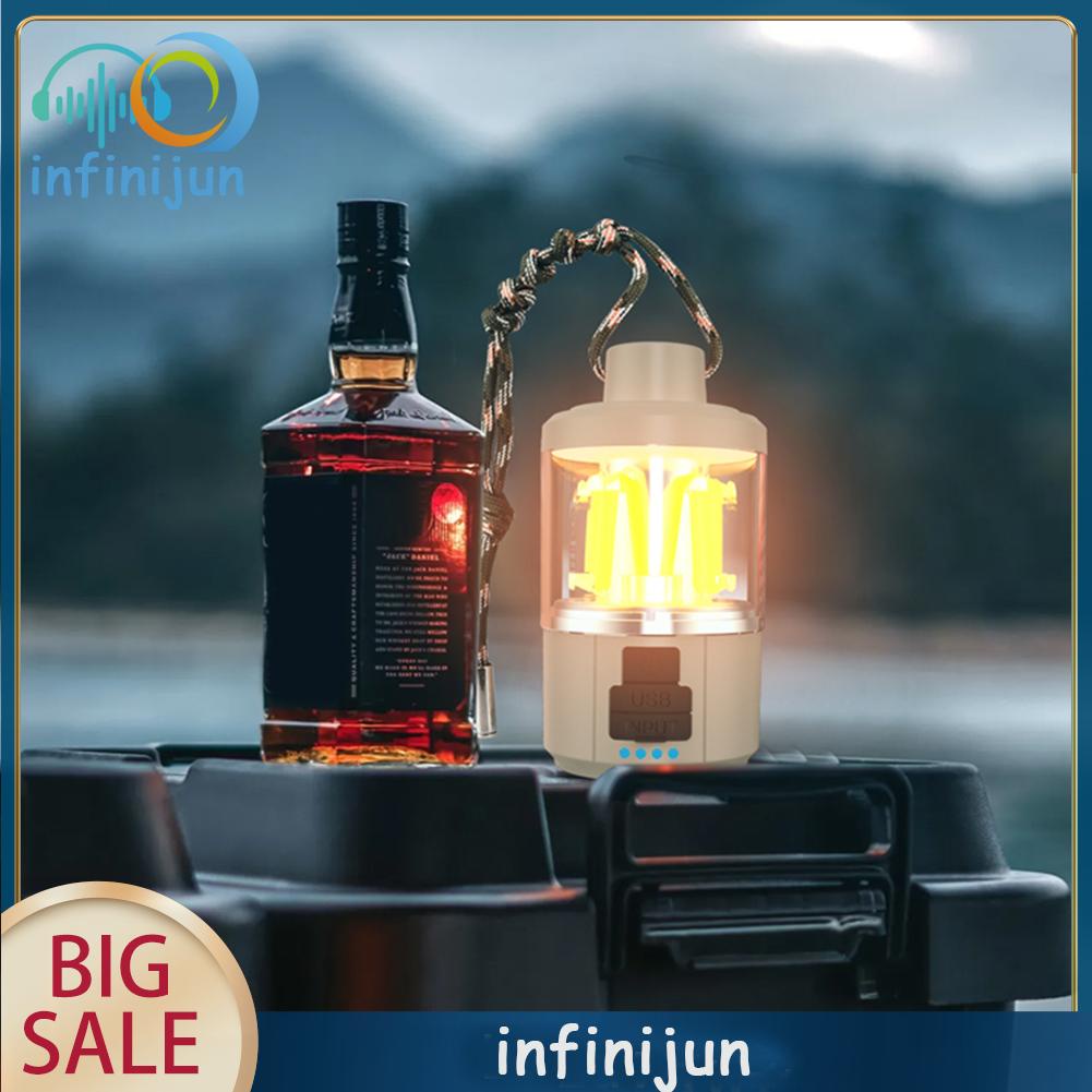 Đèn led Treo Chạy Pin 1800mah Dùng Khi Đi Cắm Trại Tiện Dụng