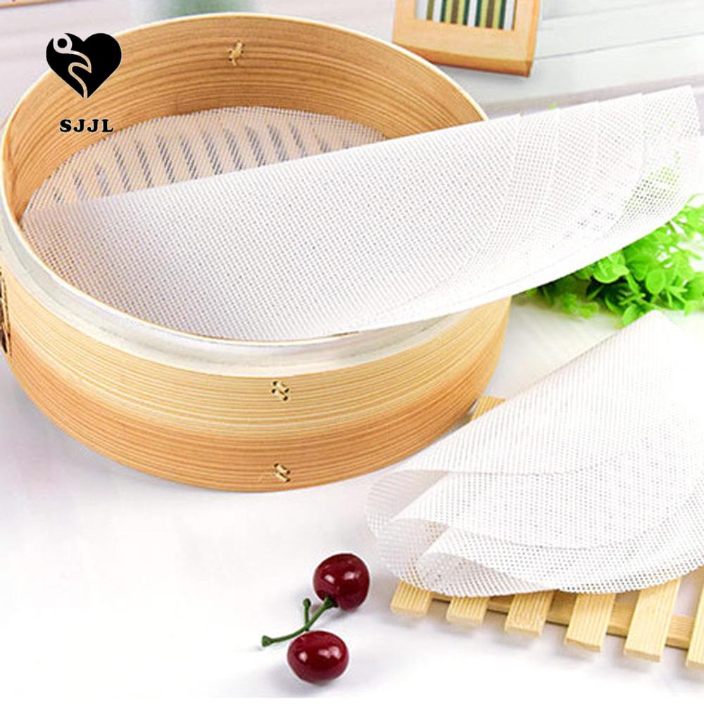 Set 5 Tấm Lưới silicone Lót Xửng Hấp Bánh Tiện Dụng