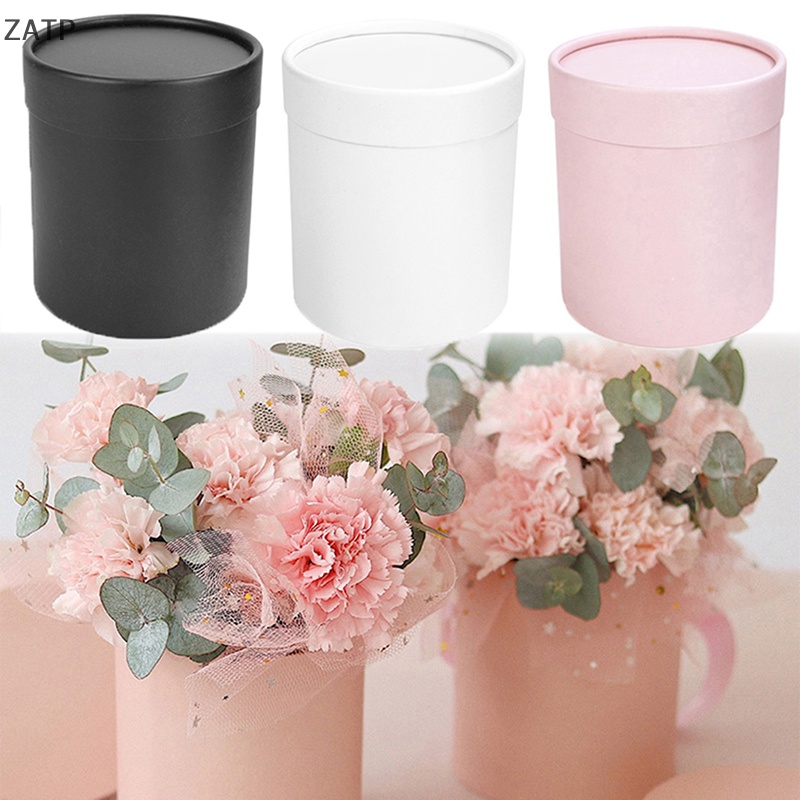 Hộp Đựng Hoa Hồng mini Hình Tròn Trang Trí Bàn Tiệc Cưới vn