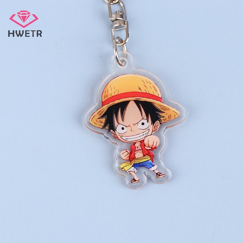Hwtr Móc Khóa Điện Thoại Bằng acrylic Hình Nhân Vật luffy Trong Phim Hoạt Hình peripheral Mới