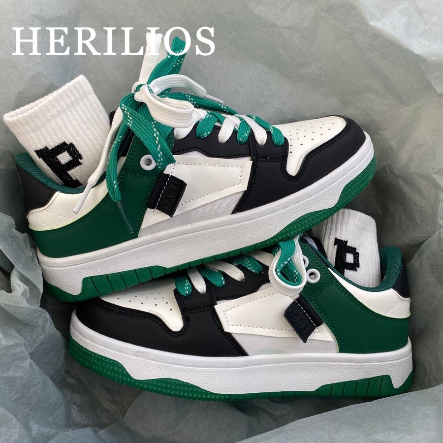 HERILIOS Giày Thể Thao Nữ Đế Siêu Nhẹ Thoáng Khí Thời Trang Thiết Kế Mới Cho Nữ thất bại xây dựng B95F24B 37Z230915