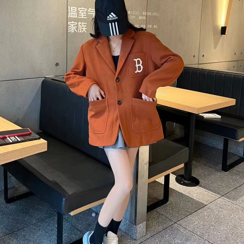 Áo Khoác Vest Chính Hãng 100% Thương Hiệu mlb ny Form Rộng Thời Trang Cho Nam Và Nữ