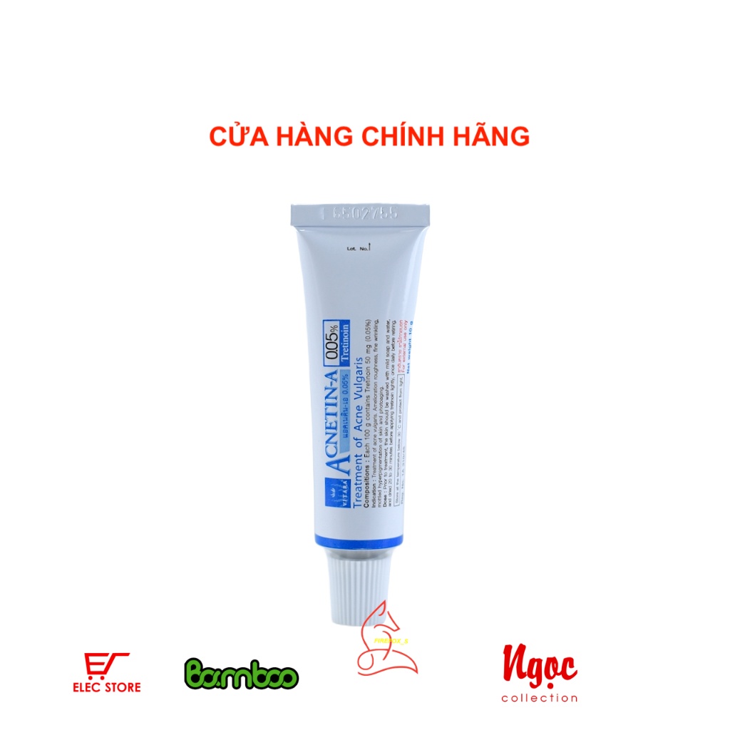 Mỹ Phẩm Ngăn Ngừa Mụn ACNETIN-A 0,05% Thái Lan 10g