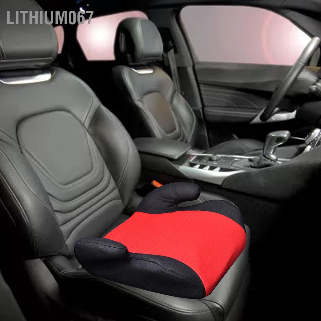 Lithium067 Ghế ngồi ô tô có lưng tựa di động Chống trượt an toàn tăng cường du lịch cho trẻ em từ 3 đến 12 tuổi
