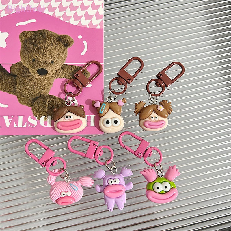 Móc Chìa Khóa Hình Búp Bê Xấu Xí Hoạt Hình Đáng Yêu Mới