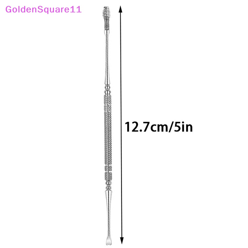 Dụng Cụ Lấy Ráy Tai Bằng Thép Không Gỉ Hai Đầu Màu Vàng vn