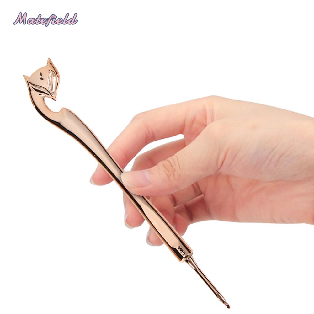 Bộ 8 Kim Đan Móc Len Hình Cáo Vàng diy