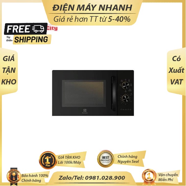Lò vi sóng Electrolux 23 lít EMG23K22B  - Mới 100%