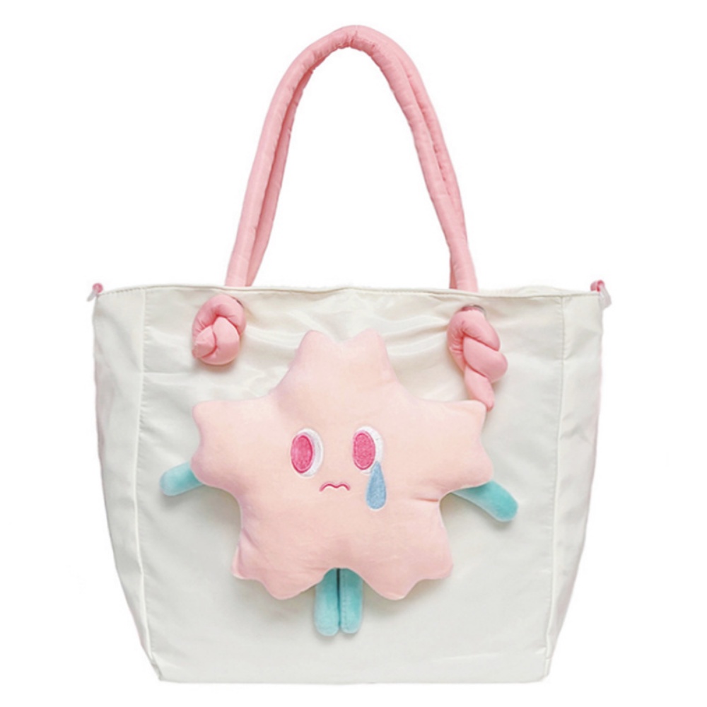 Túi Xách canvas Cỡ Lớn Họa Tiết Ngôi Sao Dễ Thương Cho Nữ Sinh