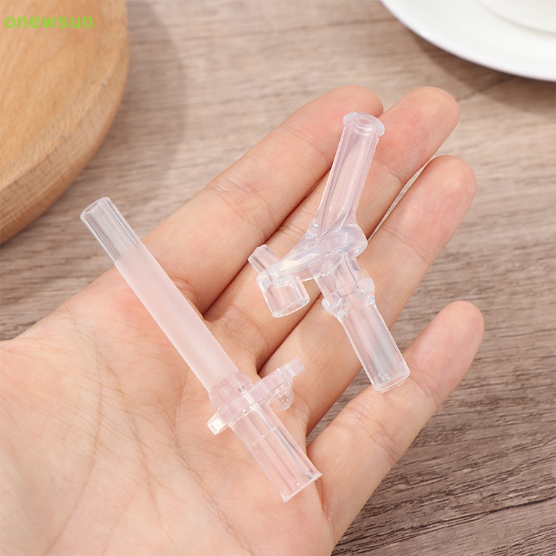 Bộ 2 Ống Hút Silicon Cho Bé Uống Nước Mới