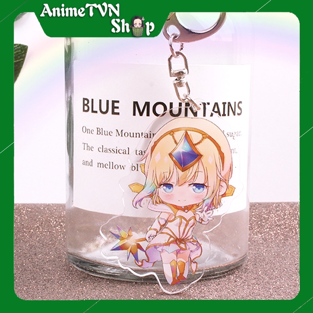 Móc khoá Mica Game Liên Minh Huyền Thoại  LOL - Nhựa Cứng Acrylic In 2 mặt sắc nét