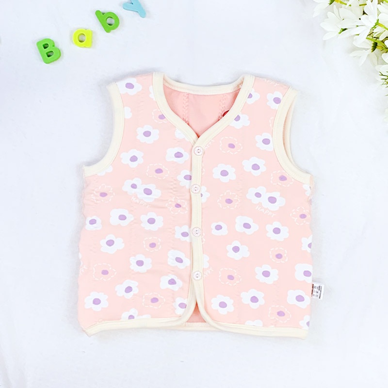 Áo Khoác Không Tay Giữ Nhiệt Mặc Ở Nhà Thời Trang Thu Đông Cho Bé Trai Và Bé Gái