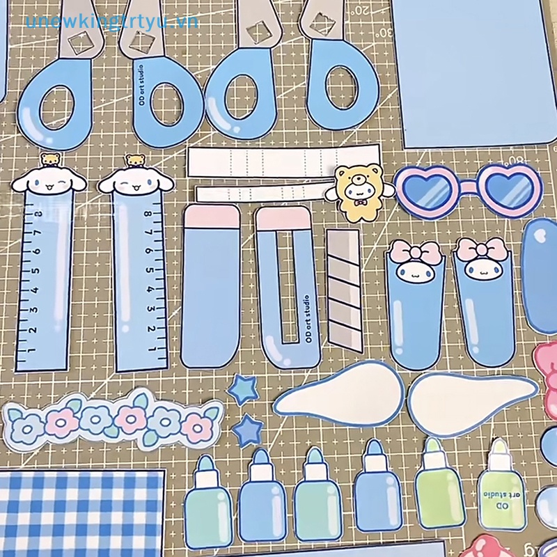 Unewtyu kawaii kuromi Sách Hoạt Hình Thủ Công Dễ Thương Đồ Chơi Giáo Dục Cho Trẻ Em vn