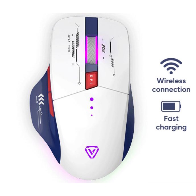 Chuột Không Gaming Không Dây 1600 DPI Light P6