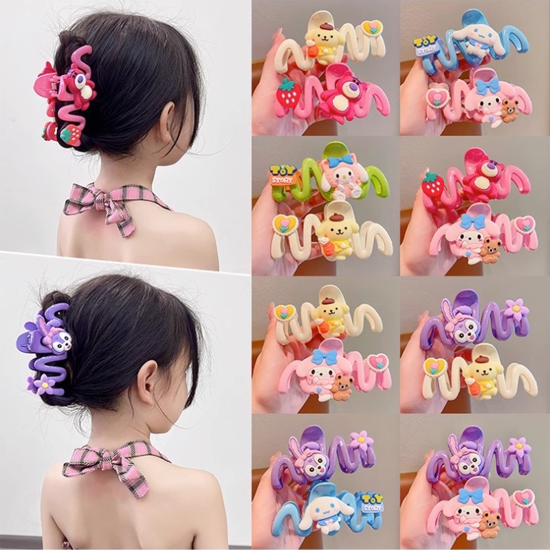 Sanrio Kẹp Tóc Hình Cá Mập Dễ Thương Cho Bé Gái
