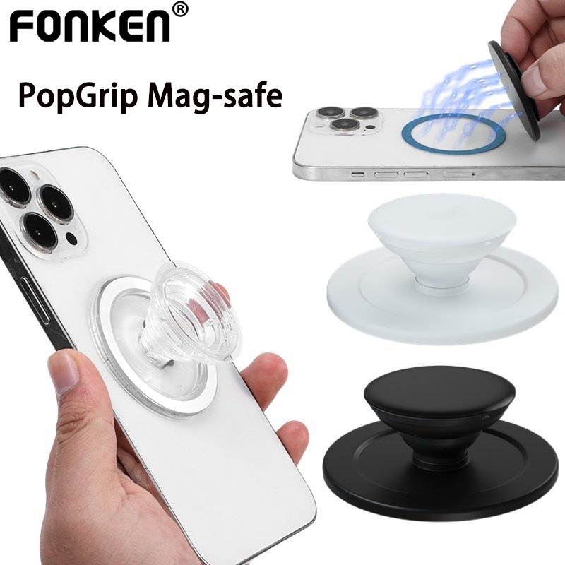 Fonken Có Thể Gập Lại Từ Điện Thoại Kẹp Chân Đế Popsocket Mag-Safe Giá Đỡ Điện Thoại Popgrip Giá Đỡ Mag-Safe Giá Đỡ Điện Thoại