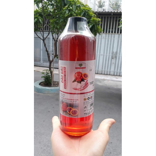 Dầu Gấc Nguyên Chất Cho Bé Ăn Dặm Mẹ Ken 500ml/ Dầu gấc ép lạnh  Bổ Sung Vitamin A Sáng Mắt Đẹp Da 