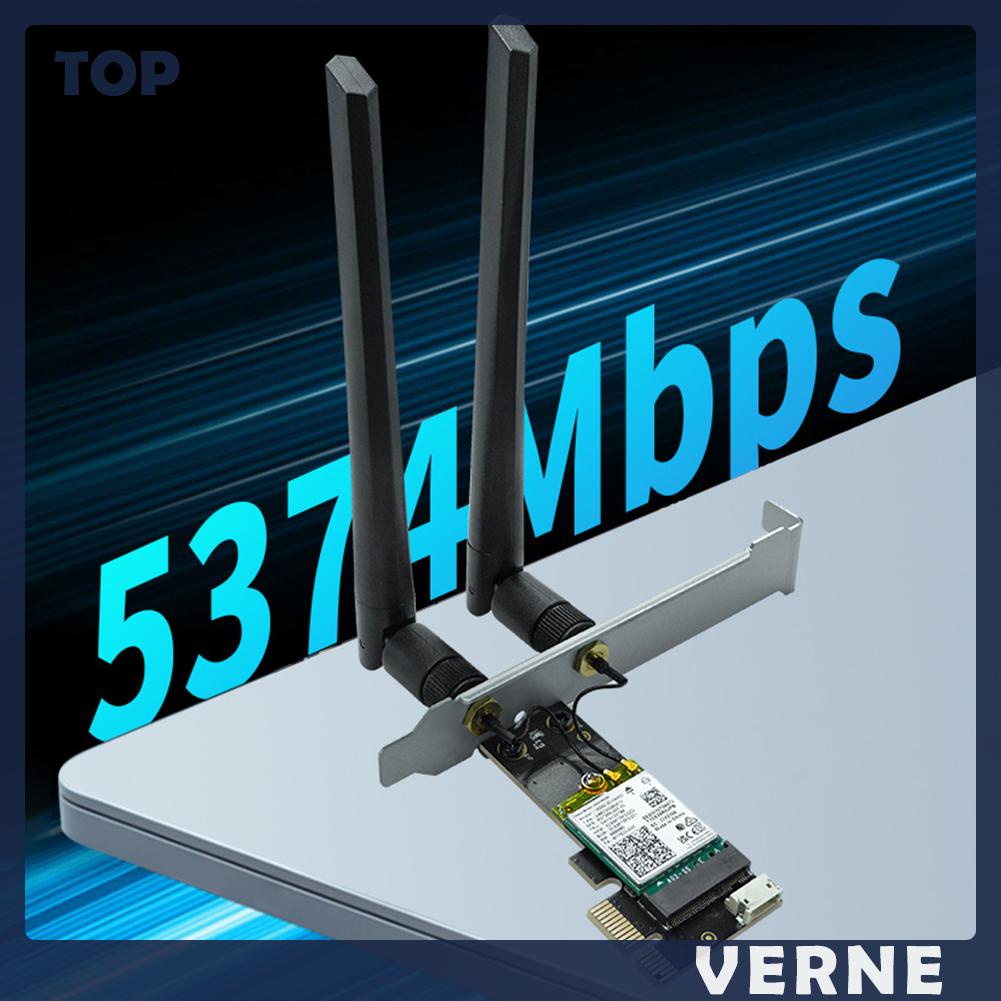 Thẻ Mạng wifi 6E Pci-E 2.4g / 5.8g / 6ghz bluetooth 5.3Ghz