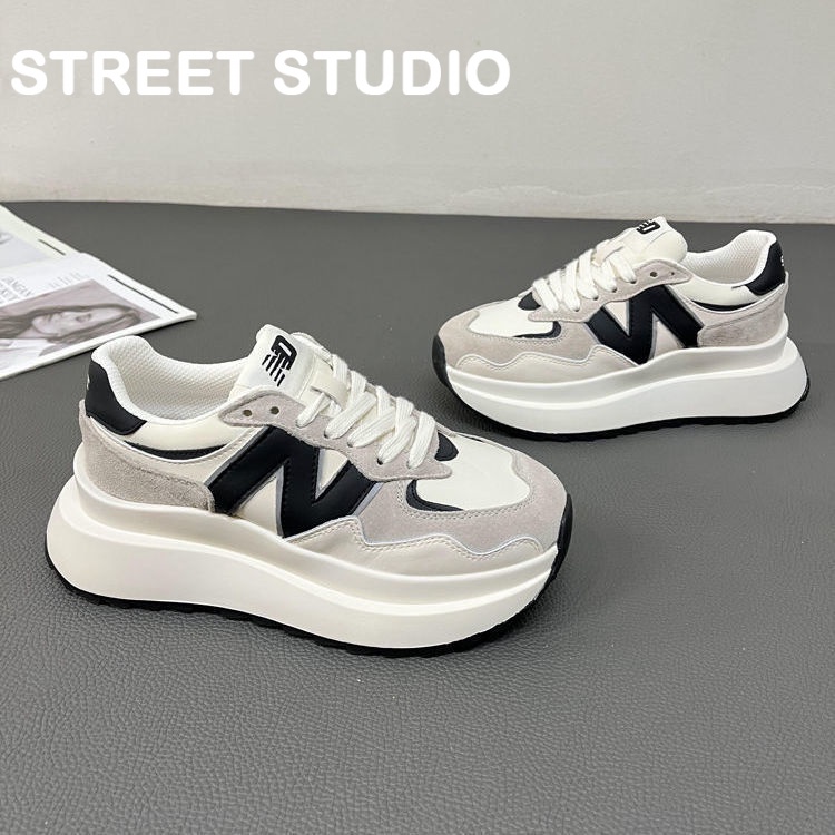 STREET STUDIO Giày Thể Thao Nữ Đế Siêu Nhẹ Thoáng Khí Thời Trang Thiết Kế Mới Cho Nữ thất bại xây dựng FYD2390H87 37Z230911