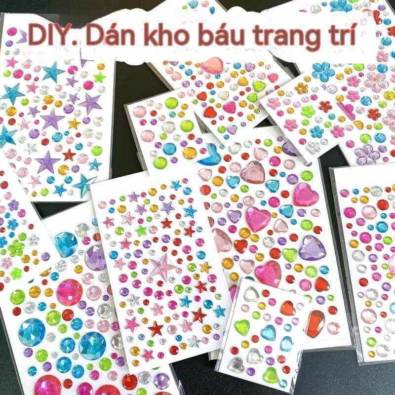 Hình Dán Trang Trí Họa Tiết Hoạt Hình Dễ Thương Cho Bé