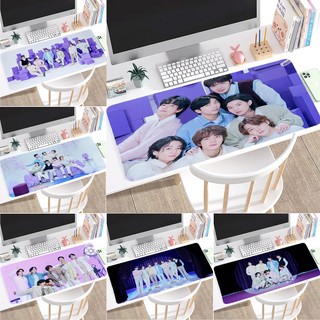 Tấm lót chuột và bàn phím chơi game 10t 60x30cm in hình bts dành cho văn phòng