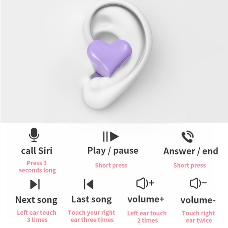 Tws Tai Nghe Nhét Tai bluetooth Không Dây Âm Thanh hifi Phong Cách Thể Thao Cho Cặp Đôi