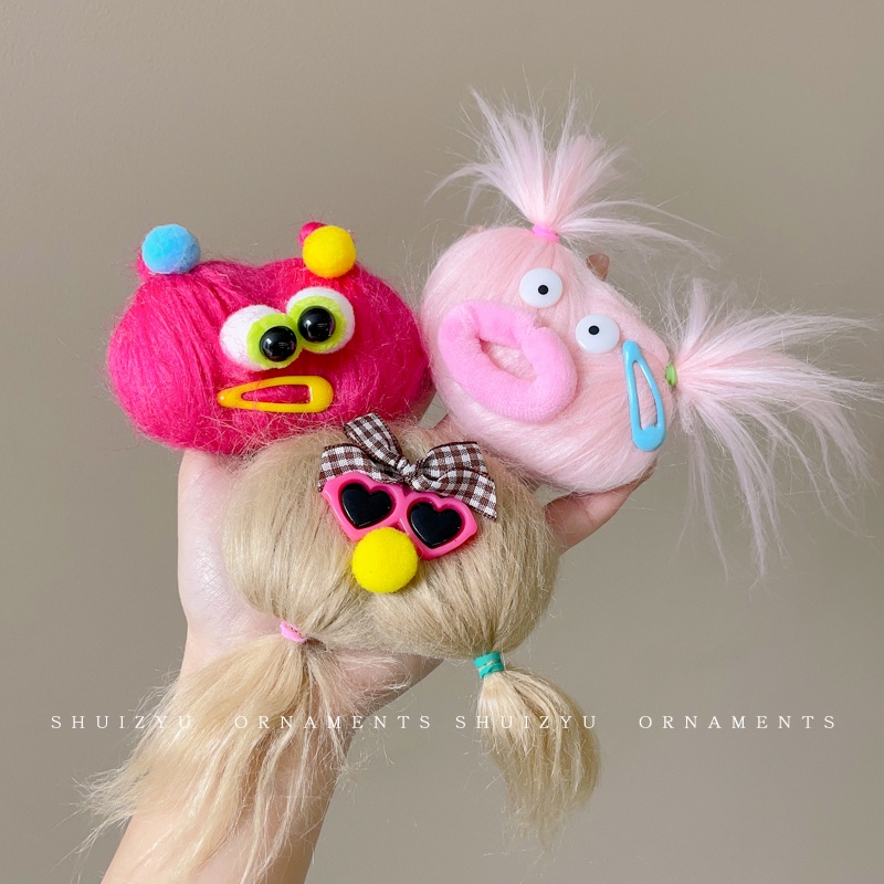 Kẹp Tóc Mái Bằng Lông Thỏ Siêu Dễ Thương Vui Nhộn