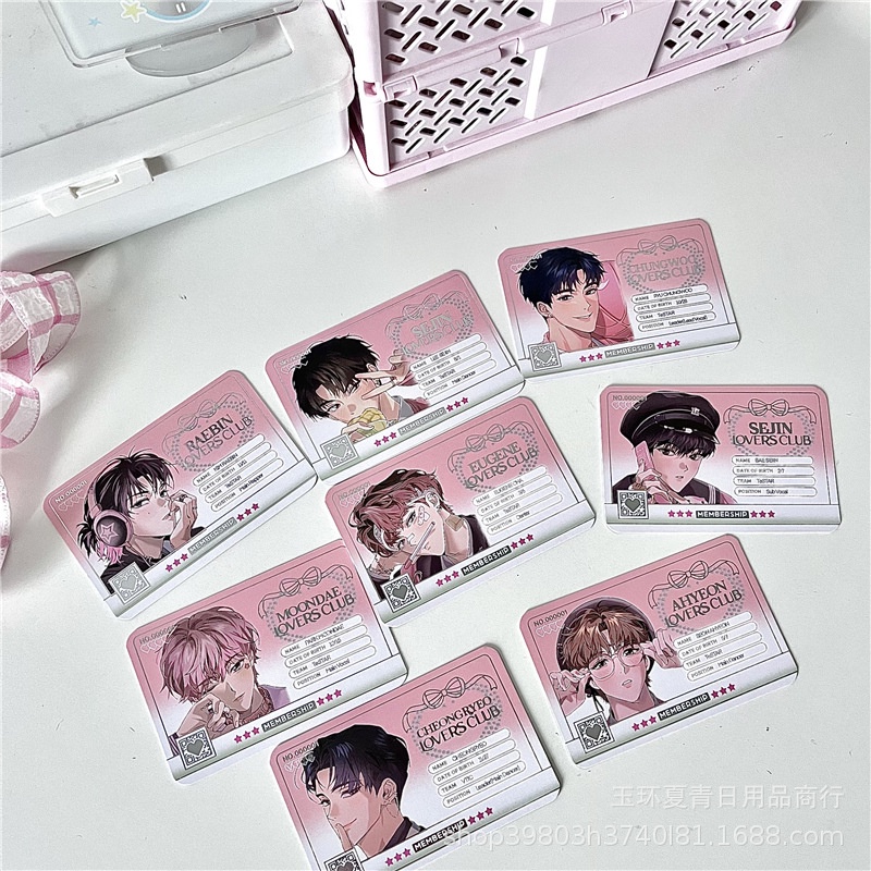 Thẻ Bạc Nhỏ Nhắn 3-inch Phong Cách Hàn Quốc ins Cho Nam Giới