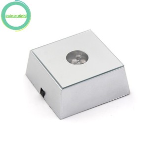 Đế Trưng Bày Tượng Pha Lê 3 Đèn led Độc Đáo