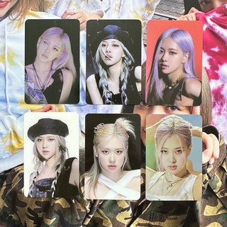 Thẻ Rose Blackpink Card Off Blackpink chính hãng Rose Lisa Jisoo Jennie Rosé The Girl Bộ Thẻ Ảnh Nhóm Nhạc blackpink park chae young rose indonesia The Game